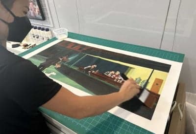Image article décoration Process to print a high-quality artwork on canvas - Learn from the best printer