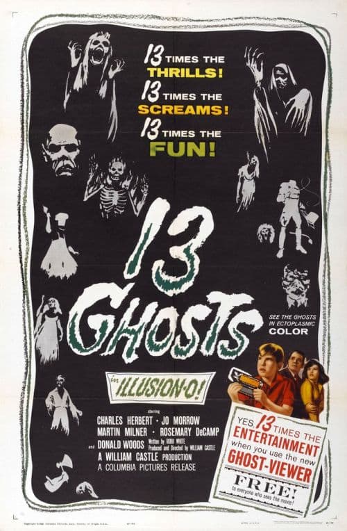 13 Ghosts 01 Movie Poster canvas print