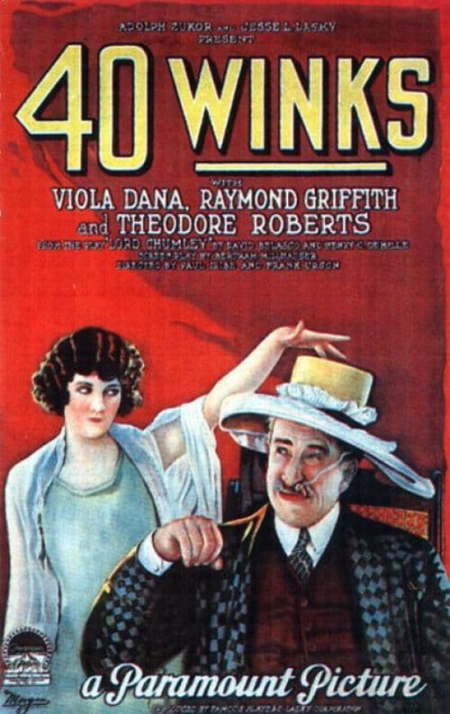40 Winks 1925 1a3 Movie Poster canvas print
