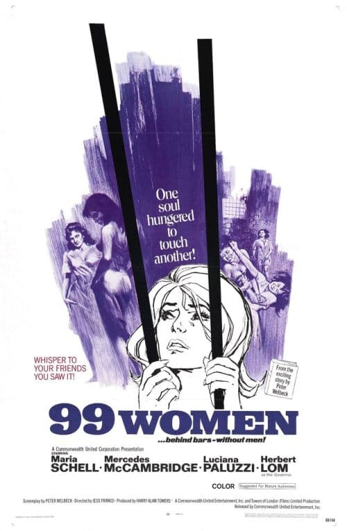 99 Women 01 Movie Poster canvas print