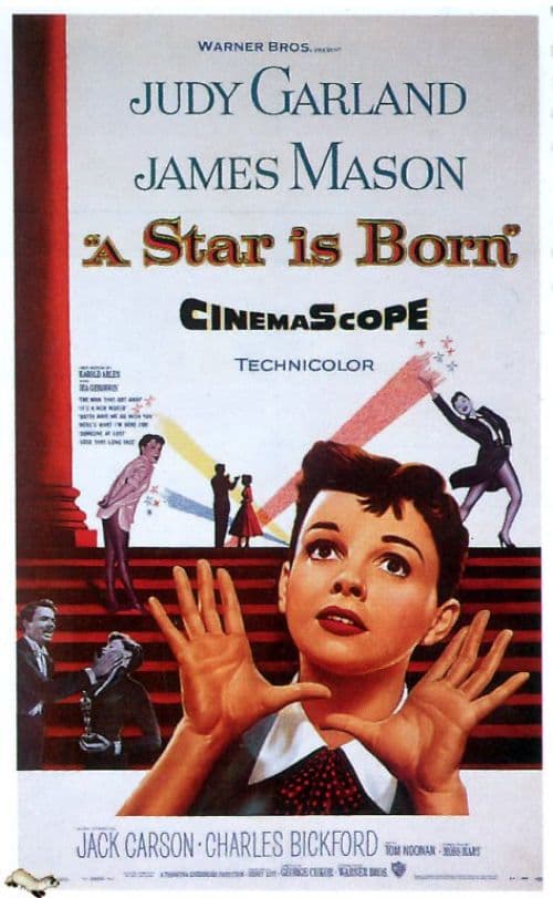 A Star Is Born 1954 Movie Poster canvas print