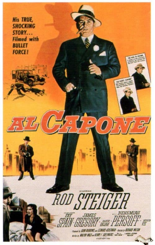 Al Capone 1959 Movie Poster canvas print