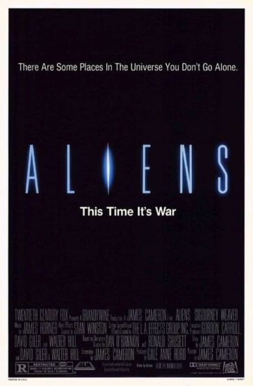 Aliens Teaser Movie Poster canvas print