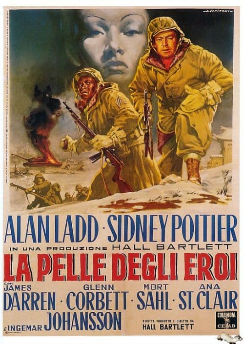 All The Young Men 1960 Italia Movie Poster canvas print