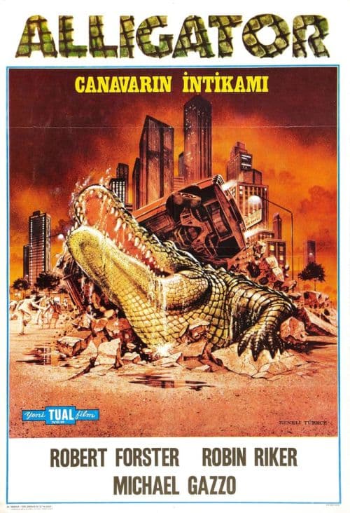 Alligator 03 Movie Poster canvas print