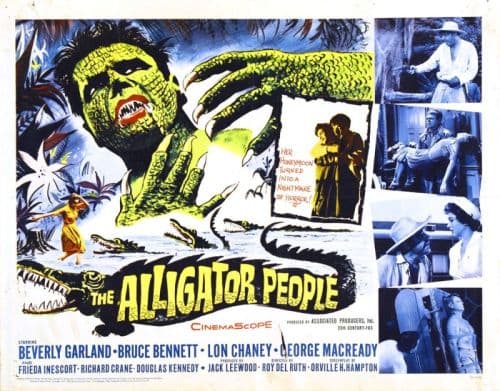 Alligator People 02 Movie Poster canvas print