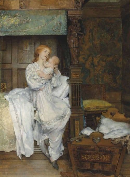 Alma Tadema Anna Bright Be Thy Noon 1894 canvas print