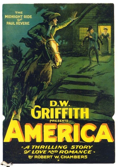 America 1924 Movie Poster canvas print