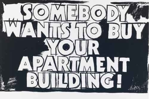 Andy Warhol Somebody Wants To Buy Your Apartment Building canvas print