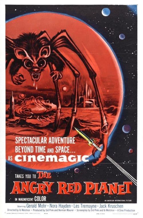 Angry Red Planet 01 Movie Poster canvas print