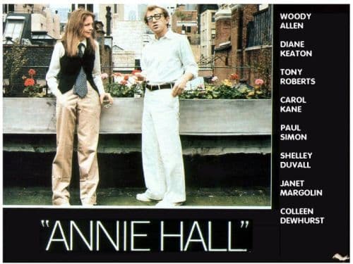 Annie Hall 1977 Movie Poster canvas print