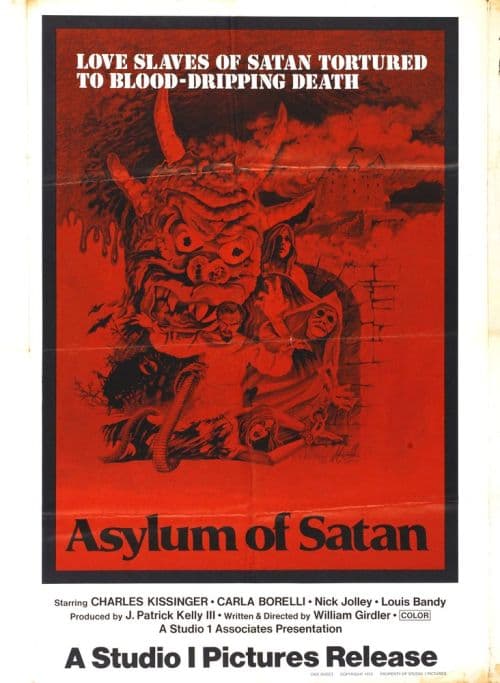Asylum Of Satan 01 Movie Poster canvas print
