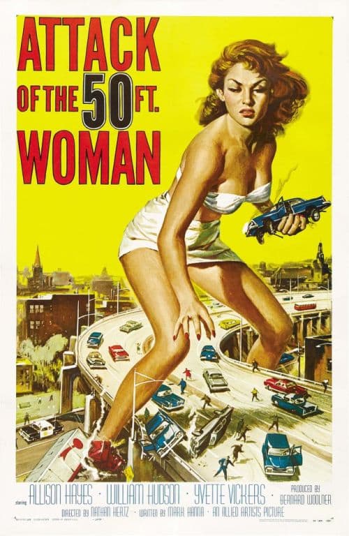 Attack Of 50 Foot Woman 01 Movie Poster canvas print