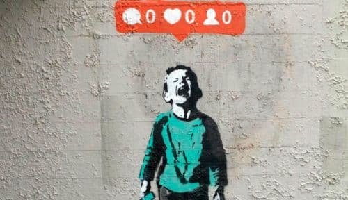 Banksy No Love No Talk Nobody canvas print