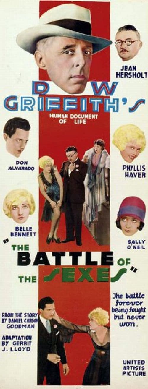 Battle Of The Sexes The 1914 1a3 Movie Poster canvas print