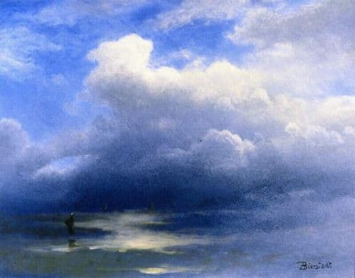 Bierstadt Albert Sea And Sky canvas print