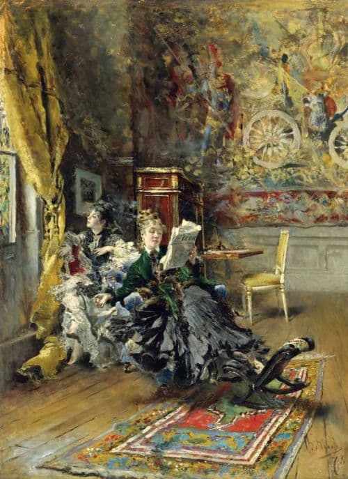 Boldini Giovanni Les Parisiennes 1873 canvas print