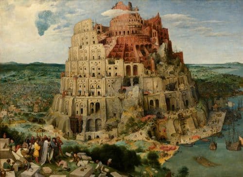 Bruegel The Tower Of Babel canvas print
