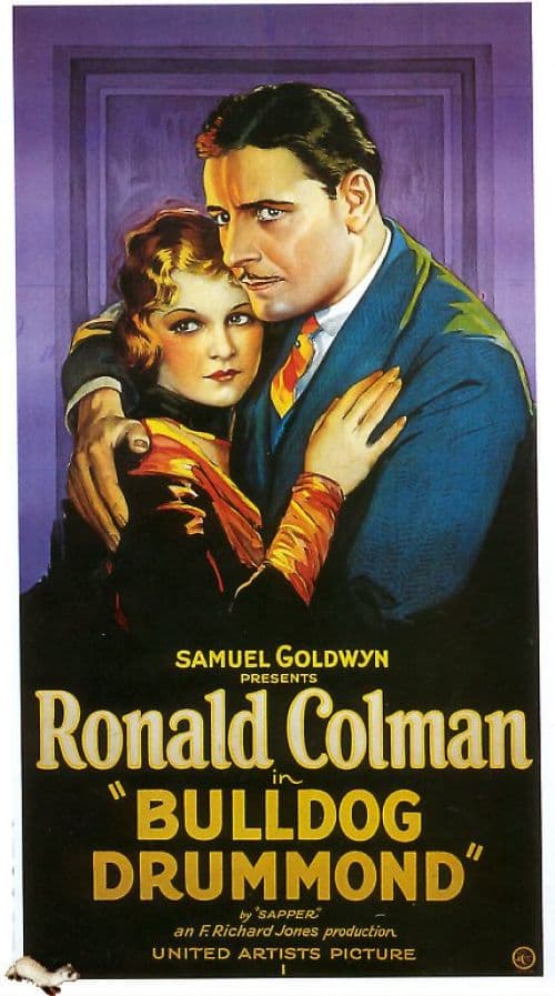 Bulldog Drummond 1929 Movie Poster canvas print