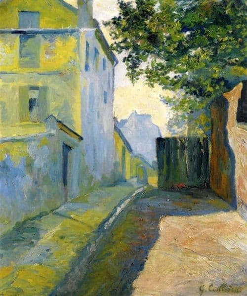 Caillebotte Gustave Rue Du Mont Cenis Montmartre 1880 canvas print