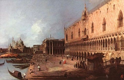 Canaletto Doge S Palace canvas print
