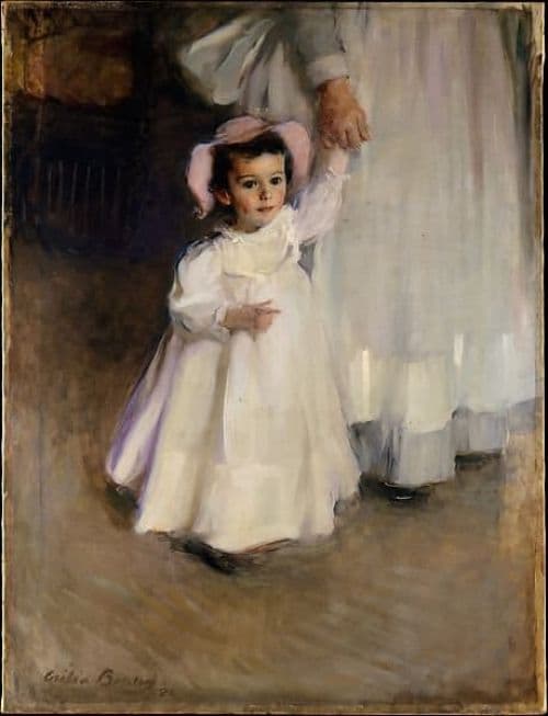 Cecilia Beaux Ernesta Child With Nurse 1894 canvas print
