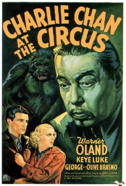 Charlie Chan At The Circus 1936 Movie Poster canvas print