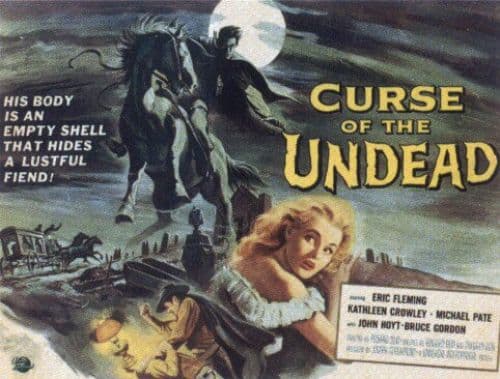 Curse Of The Undead Movie Poster canvas print