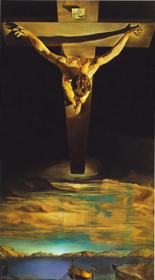 Dali Christ Of Saint John Of The Cross canvas print