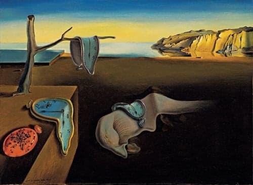Dali The Persistence Of Memory canvas print