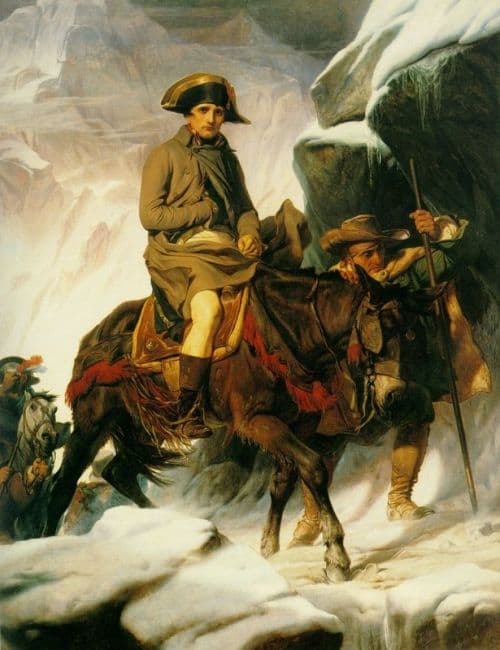 Delaroche Napoleon Crossing The Alps 1850 canvas print