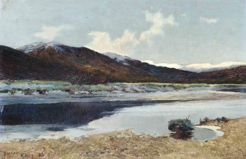East Alfred By The Water S Edge Loch Lomond Scotland Ca. 1882 83 canvas print