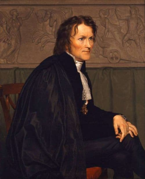 Eckersberg Christoffer Wilhelm Bertel Thorvaldsen 1838 canvas print