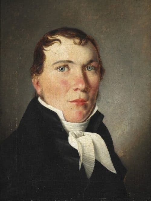 Eckersberg Christoffer Wilhelm Portrait Of Merchant Ipsen canvas print