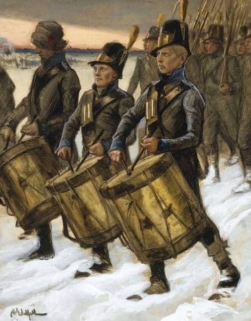 Edelfelt Albert The March Of The Bjorneborg Regiment 1897 1900 canvas print