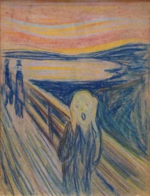 Edvard Munch The Scream   Skrik   Version 4 canvas print