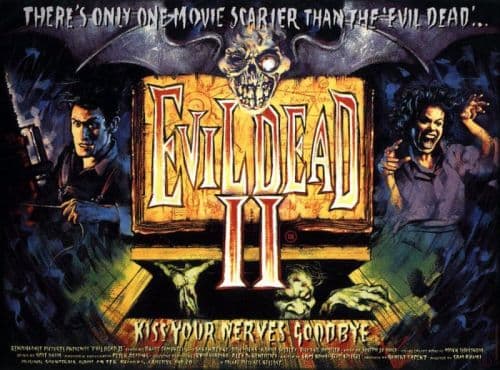 Evil Dead 2 4 Movie Poster canvas print
