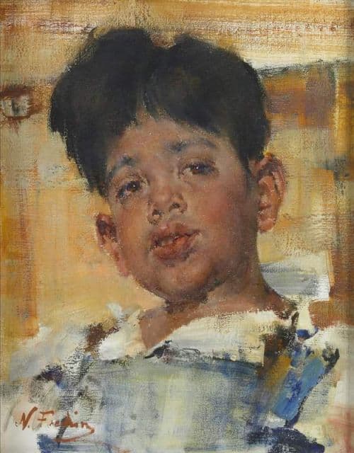 Fechin Nicolai Ivanovich Head Of A Boy canvas print