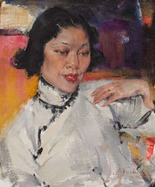 Fechin Nicolai Ivanovich Portrait Of Anna May Wong Ca. 1930 canvas print