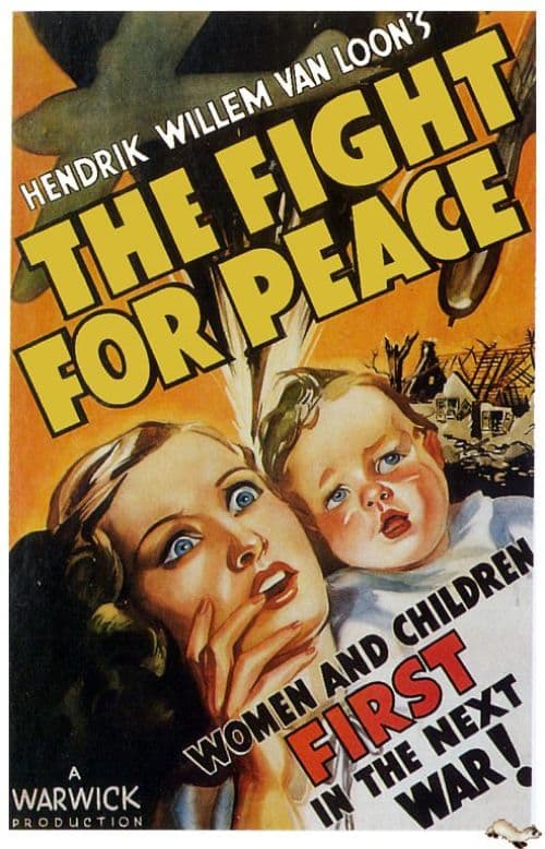 Fight For Peace 1938 Movie Poster canvas print
