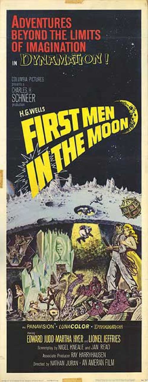 First Men In The Moon Movie Poster canvas print