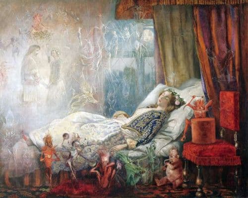 Fitzgerald John Anster Christian The Dream After The Masked Ball canvas print