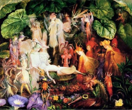 Fitzgerald John Anster Christian The Fairy S Funeral 1864 canvas print
