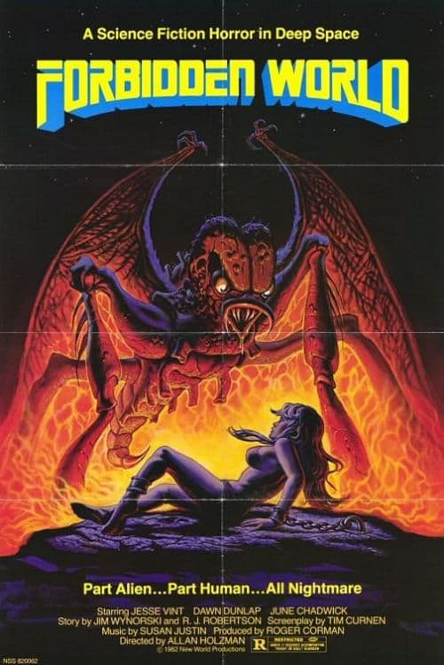 Forbidden World Movie Poster canvas print