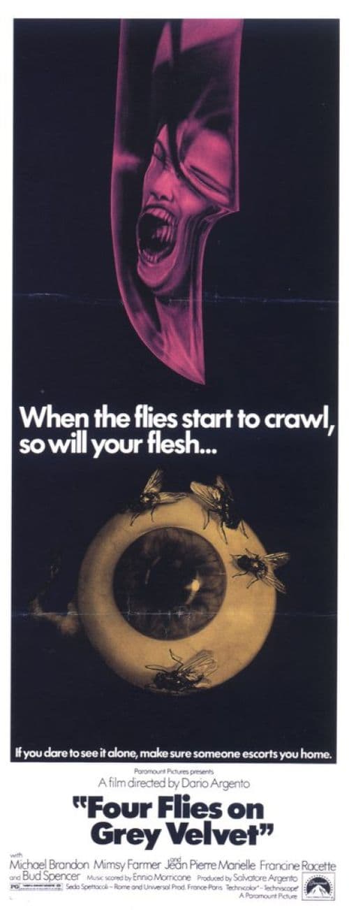 Four Flies On Grey Velvet 2 Movie Poster canvas print
