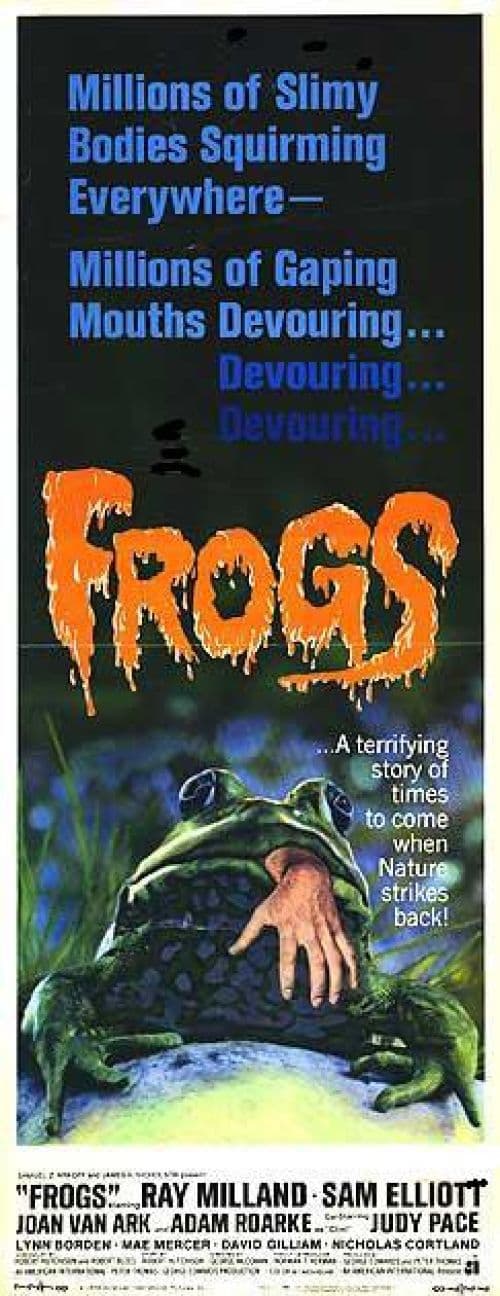 Frogs Movie Poster canvas print