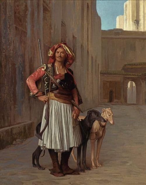Gerome Jean Leon Arnaut Of Cairo 1867 canvas print