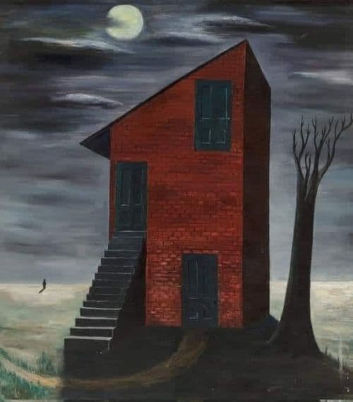 Gertrude Abercrombie Lonely House canvas print
