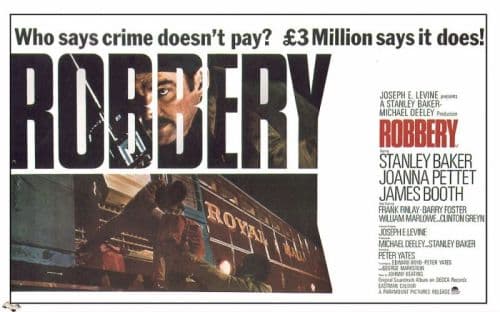 Great Train Robbery 1967 Movie Poster canvas print