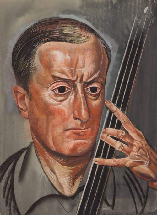 Grigoriev Boris Dmitrievich The Cellist 1938 canvas print